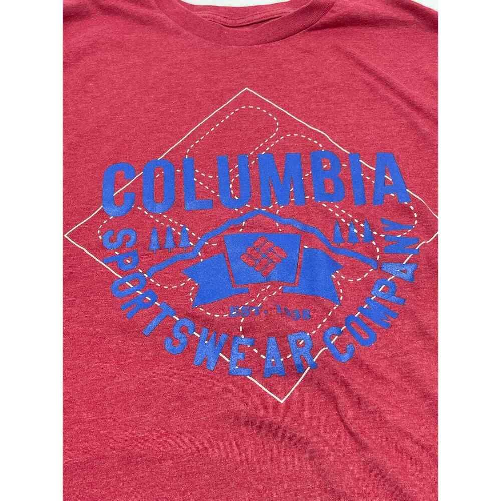 Columbia Sportswear T Shirt Size Large Red
